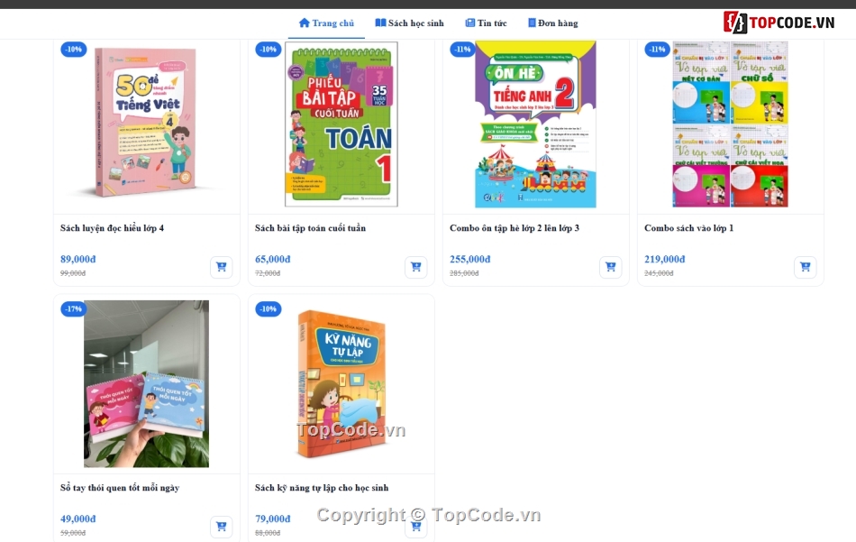 bán,tiểu học,website mua bán sách